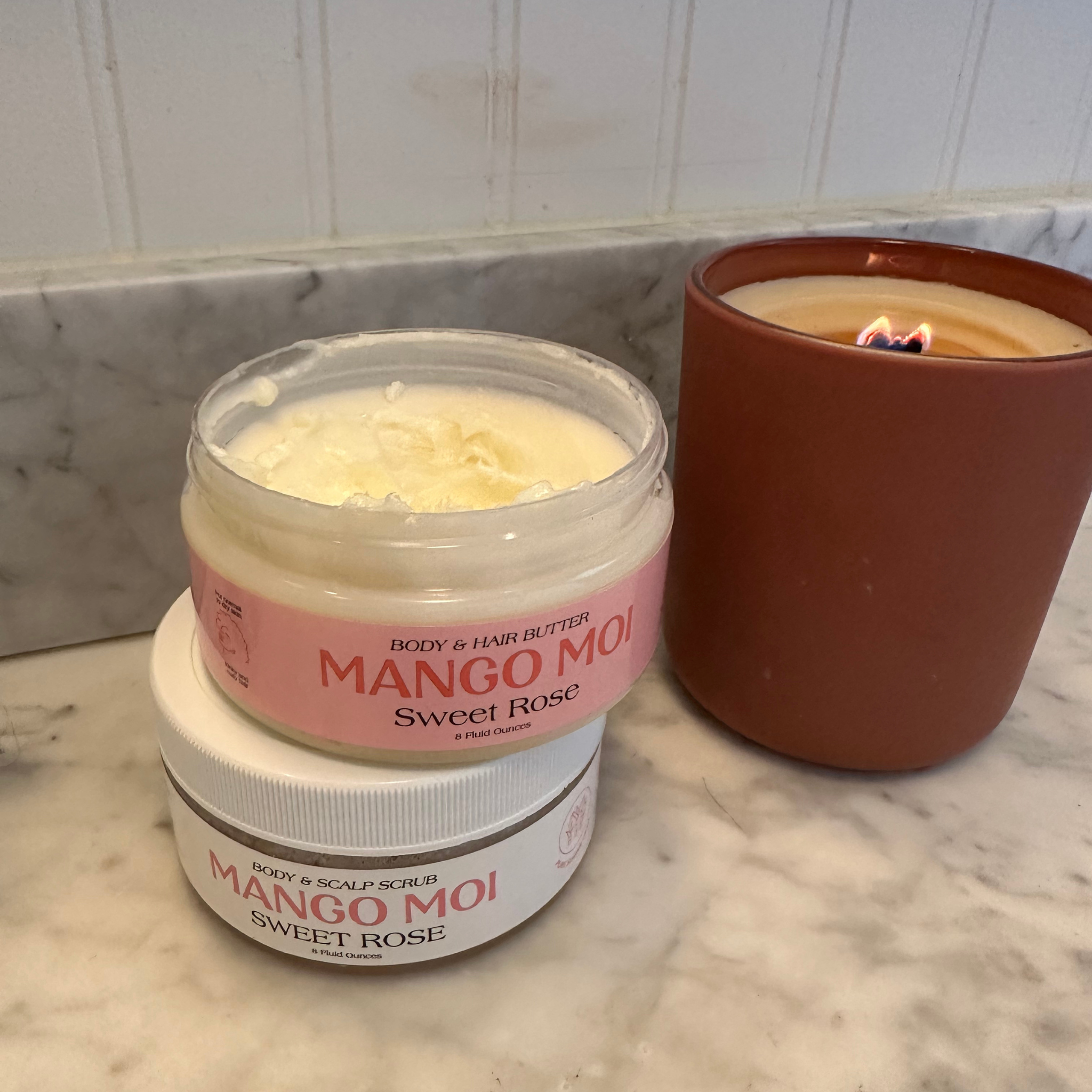 Sweet Rose Butter + Scrub Bundle